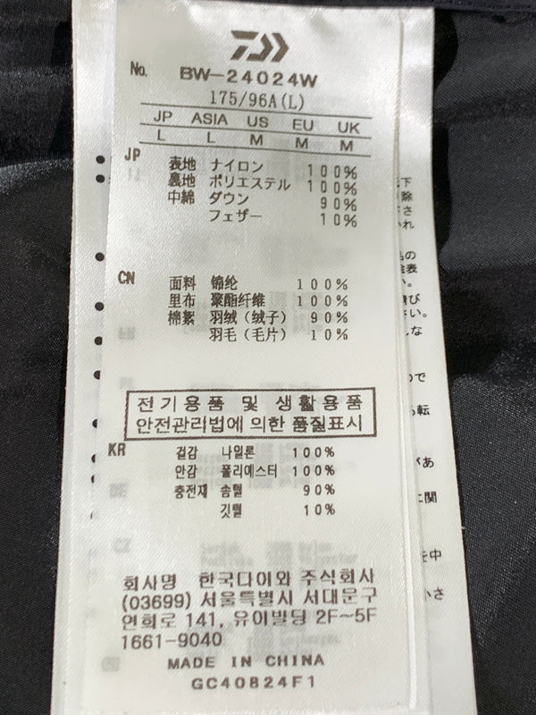 【中古品】【メンズ】 DAIWA PIER39 ダイワ ピアサーティナイン TECH ALPINE DOWN VESTBW-24024W テック アルパイン ダウン ベスト アウター 140-261029-em-09-min サイズ：L カラー：ブラック 万代Net店
