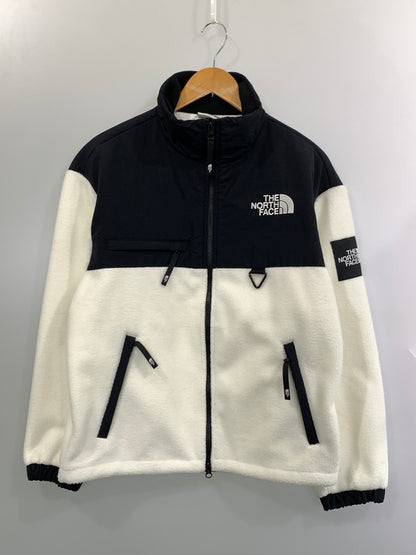 【中古品】【メンズ】 THE NORTH FACE ザ ノース フェイス WHITE LABEL NEW UTILITY FLEECE JACKET フリース ジャケット NJ4FP52K ジップアップ アウター 144-261028-hu-25-min サイズ：M カラー：ホワイト/ブラック 万代Net店
