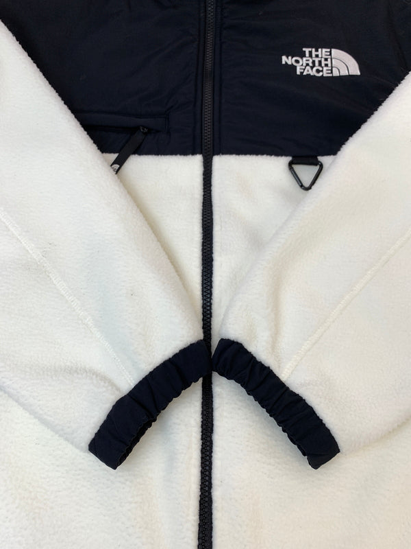 【中古品】【メンズ】 THE NORTH FACE ザ ノース フェイス WHITE LABEL NEW UTILITY FLEECE JACKET フリース ジャケット NJ4FP52K ジップアップ アウター 144-261028-hu-25-min サイズ：M カラー：ホワイト/ブラック 万代Net店