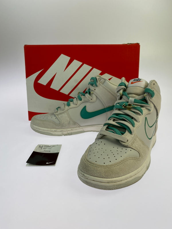 【中古品】【メンズ】 NIKE ナイキ DUNK HIGH SE FIRST USE DH0960-001 ダンク ハイ SE ファーストユーススニーカー メンズ シューズ 靴 160-261030-em-05-min サイズ：26.5cm カラー：LIGHT BONE GREEN NOISE 万代Net店