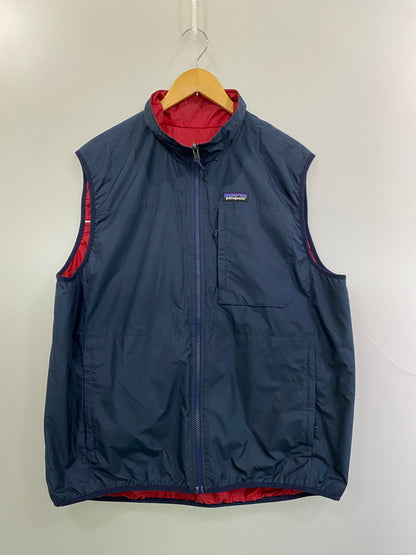 【中古品】【メンズ】 PATAGONIA パタゴニア リバーシブル クランク セット ベスト 27820FA17 アウター メンズ 144-261031-hu-46-min サイズ：サイズ表記なしのため不明 カラー：ネイビー/レッド 万代Net店