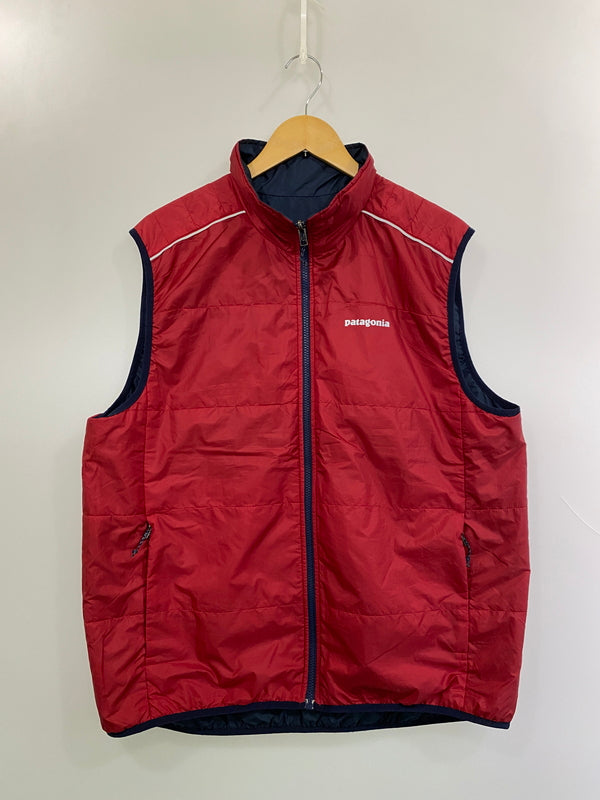 【中古品】【メンズ】 PATAGONIA パタゴニア リバーシブル クランク セット ベスト 27820FA17 アウター メンズ 144-261031-hu-46-min サイズ：サイズ表記なしのため不明 カラー：ネイビー/レッド 万代Net店