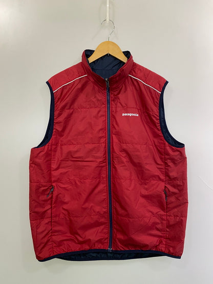 【中古品】【メンズ】 PATAGONIA パタゴニア リバーシブル クランク セット ベスト 27820FA17 アウター メンズ 144-261031-hu-46-min サイズ：サイズ表記なしのため不明 カラー：ネイビー/レッド 万代Net店