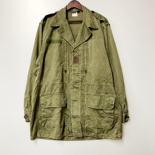 【中古品】【メンズ】  VINTAGE 60S FIELD JACKET SCECAM PARIS 1968 ヴィンテージ フランス軍 フィールドジャケット ミリタリー アウター 146-240628-ay-21-izu サイズ：L カラー：グリーン 万代Net店