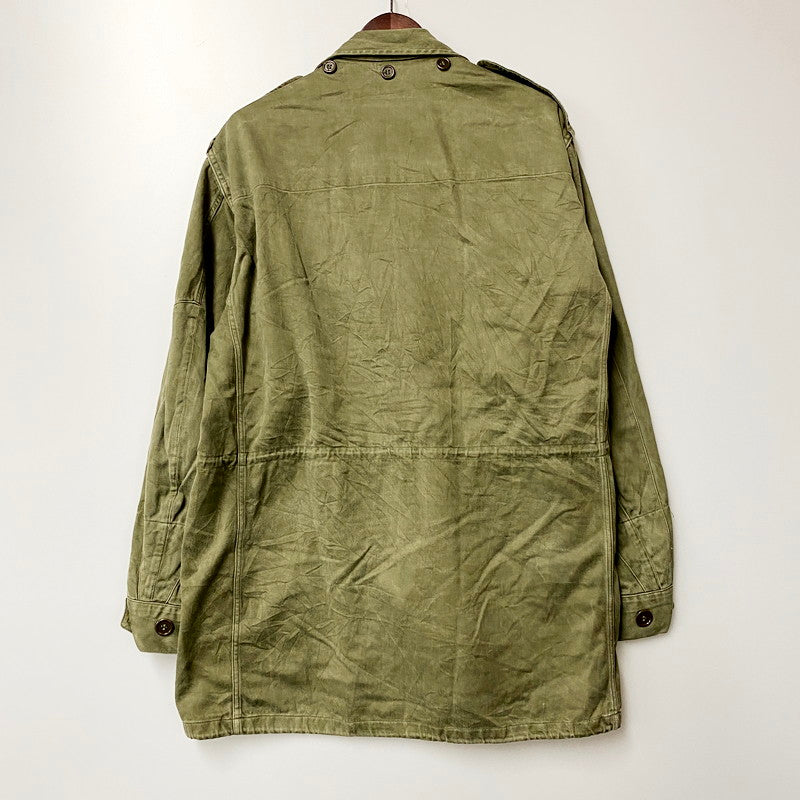 【中古品】【メンズ】  VINTAGE 60S FIELD JACKET SCECAM PARIS 1968 ヴィンテージ フランス軍 フィールドジャケット ミリタリー アウター 146-240628-ay-21-izu サイズ：L カラー：グリーン 万代Net店