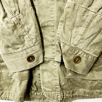 【中古品】【メンズ】  VINTAGE 60S FIELD JACKET SCECAM PARIS 1968 ヴィンテージ フランス軍 フィールドジャケット ミリタリー アウター 146-240628-ay-21-izu サイズ：L カラー：グリーン 万代Net店