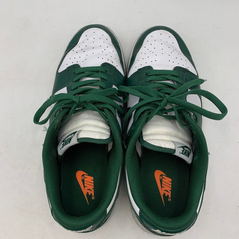 【中古品】【メンズ】 NIKE ナイキ DUNK LOW DD1391-101 ダンク ロー レトロ スニーカー シューズ 靴 サイズ 160-240201-mk-12-izu サイズ：28cm カラー：WHITE/TEAM GREEN-WHITE 万代Net店