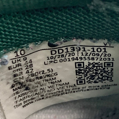 【中古品】【メンズ】 NIKE ナイキ DUNK LOW DD1391-101 ダンク ロー レトロ スニーカー シューズ 靴 サイズ 160-240201-mk-12-izu サイズ：28cm カラー：WHITE/TEAM GREEN-WHITE 万代Net店