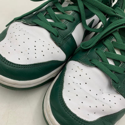 【中古品】【メンズ】 NIKE ナイキ DUNK LOW DD1391-101 ダンク ロー レトロ スニーカー シューズ 靴 サイズ 160-240201-mk-12-izu サイズ：28cm カラー：WHITE/TEAM GREEN-WHITE 万代Net店