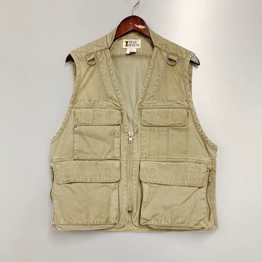 【中古品】【メンズ】 TRAIL DESIGNS HUNTING VEST トレイルデザインズ ハンティングベスト トップス 146-240520-ay-20-izu サイズ：M カラー：カーキ 万代Net店