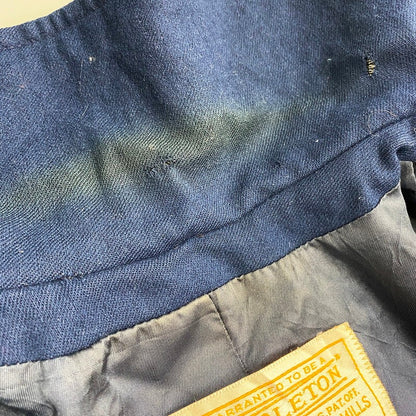 【現状渡し品】【メンズ】 PENDLETON ペンドルトン ロングコート アウター 古着 146-240219-mk-41-izu サイズ：18 カラー：ネイビー 万代Net店