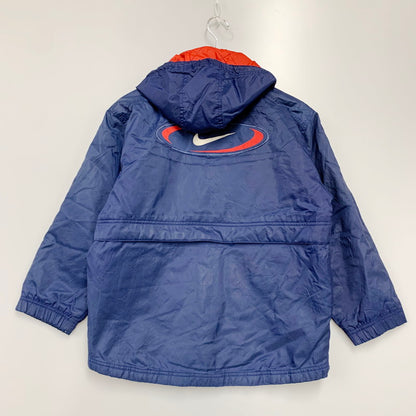 【中古品】【メンズ】 90’S Nylon Jacket ナイロンフード付きジャケット アウター 146-240429-ay-07-izu サイズ：M カラー：ネイビー 万代Net店