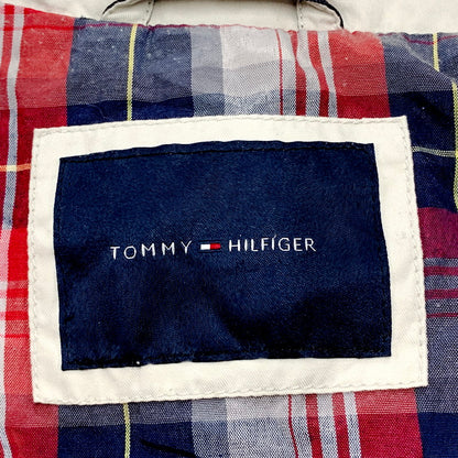 【中古品】【メンズ】 TOMMY HILFIGER トミーヒルフィガー スウィングトップ ブルゾン アウター 147-240421-mk-22-izu サイズ：S カラー：ベージュ 万代Net店