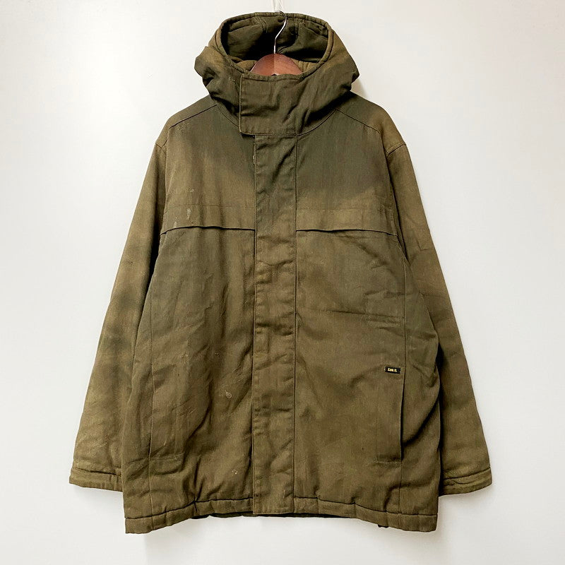 【中古品】【メンズ】 Lee リー 80-90S HOODED JACKET フード付きジャケット アウター 146-240626-ay-15-izu サイズ：L カラー：カーキ 万代Net店