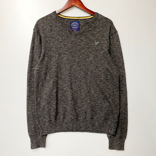 【中古品】【メンズ】 American Eagle アメリカンイーグル Sweater セーター ニット トップス 147-240803-as-05-izu サイズ：L カラー：グレー 万代Net店