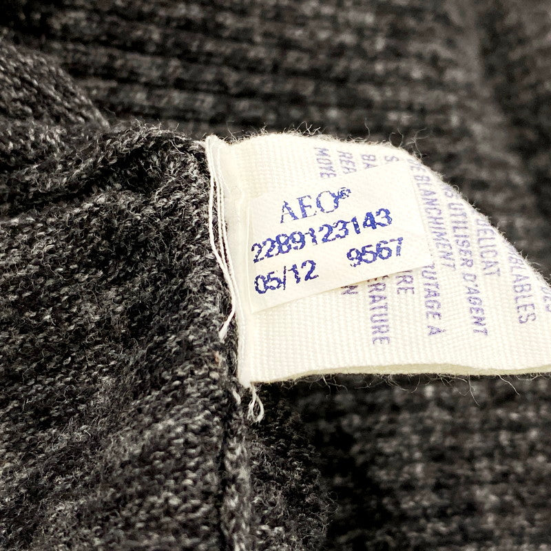 【中古品】【メンズ】 American Eagle アメリカンイーグル Sweater セーター ニット トップス 147-240803-as-05-izu サイズ：L カラー：グレー 万代Net店