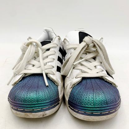 【中古品】【レディース】 adidas アディダス SUPER STAR FW6387 スーパースター スニーカー シューズ 靴 166-240111-mk-25-izu サイズ：22cm カラー：WHITE/BLACK/WHITE 万代Net店