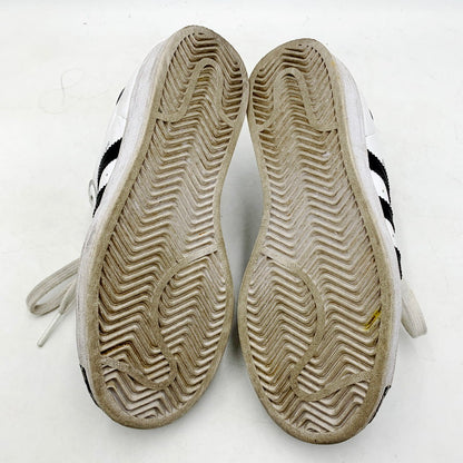 【中古品】【レディース】 adidas アディダス SUPER STAR FW6387 スーパースター スニーカー シューズ 靴 166-240111-mk-25-izu サイズ：22cm カラー：WHITE/BLACK/WHITE 万代Net店