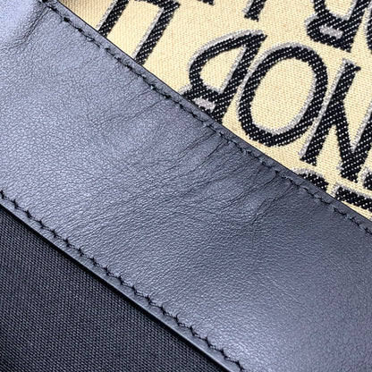 【中古品】【メンズ/レディース】 LE SNOB MONOGRAM TOTE BAG ル スノッブ モノグラム トートバッグ カバン 鞄 188-241018-as-12-izu カラー：ベージュ 万代Net店