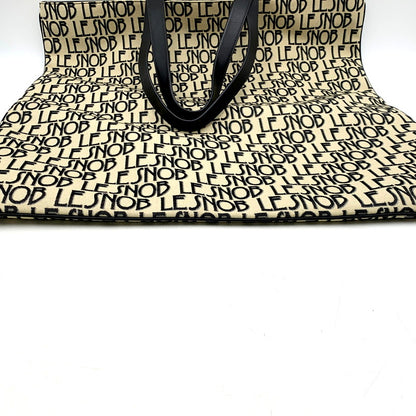 【中古品】【メンズ/レディース】 LE SNOB MONOGRAM TOTE BAG ル スノッブ モノグラム トートバッグ カバン 鞄 188-241018-as-12-izu カラー：ベージュ 万代Net店