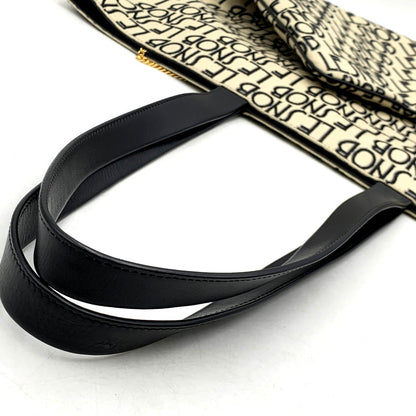 【中古品】【メンズ/レディース】 LE SNOB MONOGRAM TOTE BAG ル スノッブ モノグラム トートバッグ カバン 鞄 188-241018-as-12-izu カラー：ベージュ 万代Net店