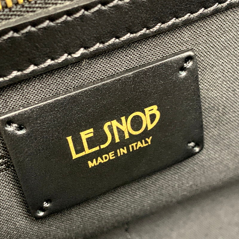 【中古品】【メンズ/レディース】 LE SNOB MONOGRAM TOTE BAG ル スノッブ モノグラム トートバッグ カバン 鞄 188-241018-as-12-izu カラー：ベージュ 万代Net店