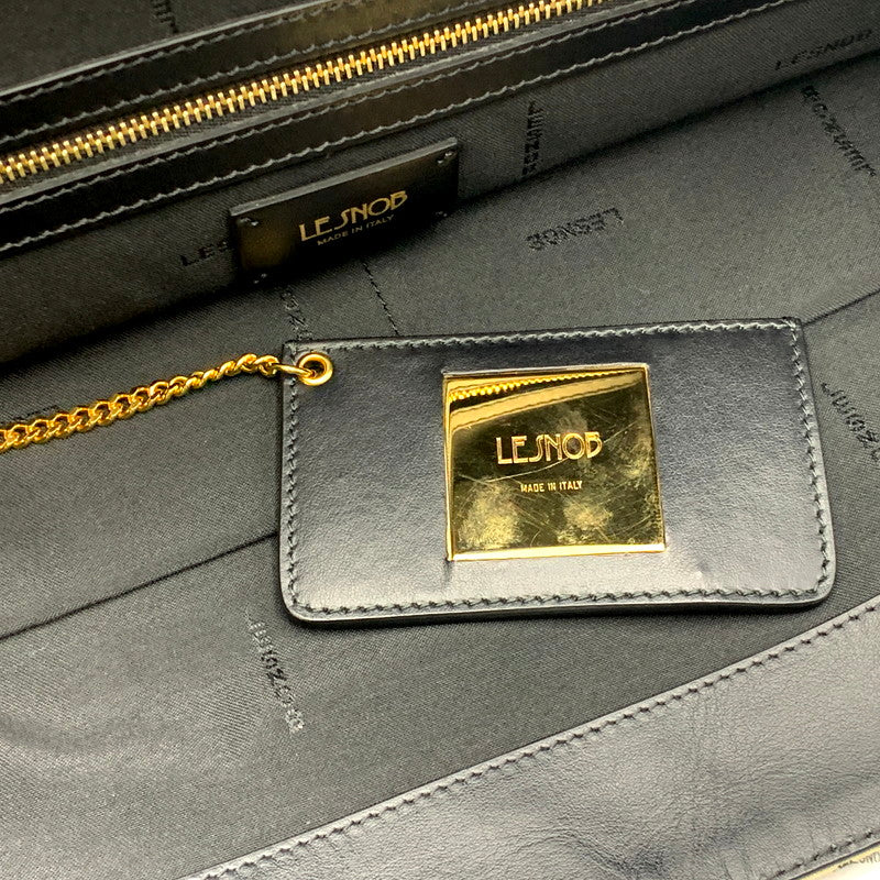 【中古品】【メンズ/レディース】 LE SNOB MONOGRAM TOTE BAG ル スノッブ モノグラム トートバッグ カバン 鞄 188-241018-as-12-izu カラー：ベージュ 万代Net店