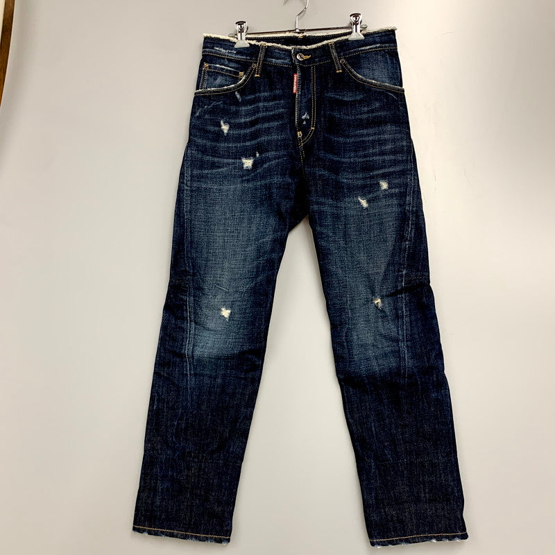 【中古品】【メンズ】 DSQUARED2 ディースクエアード 20AW/BLUE DENIM PANTS S74LB1007 S30214 デニムパンツ ボトムス 152-240502-mk-57-izu サイズ：42 カラー：インディゴ 万代Net店