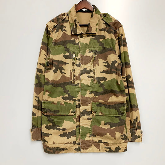 【中古品】【メンズ】 green MAN グリーンマン ミリタリージャケット 迷彩 長袖 アウター 140-240716-ay-36-izu サイズ：3 カラー：グリーン系 万代Net店