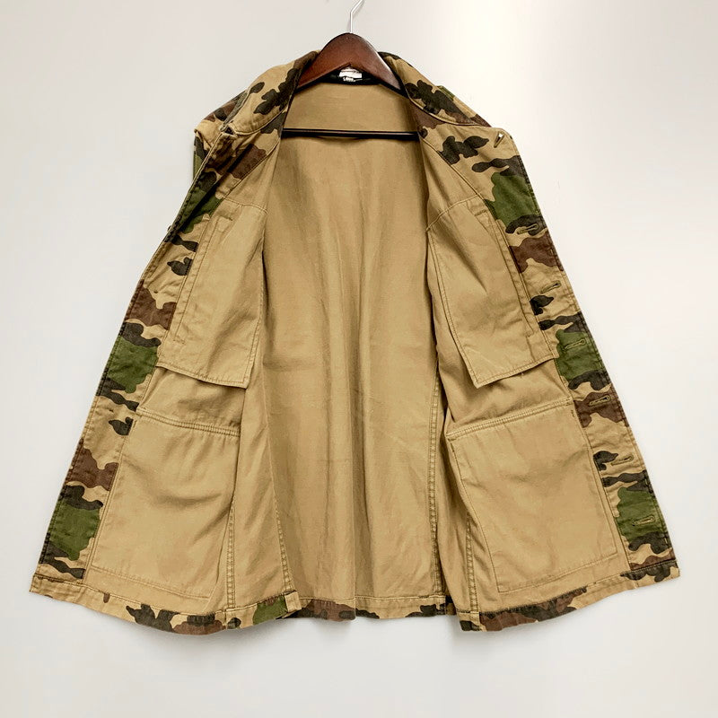 【中古品】【メンズ】 green MAN グリーンマン ミリタリージャケット 迷彩 長袖 アウター 140-240716-ay-36-izu サイズ：3 カラー：グリーン系 万代Net店