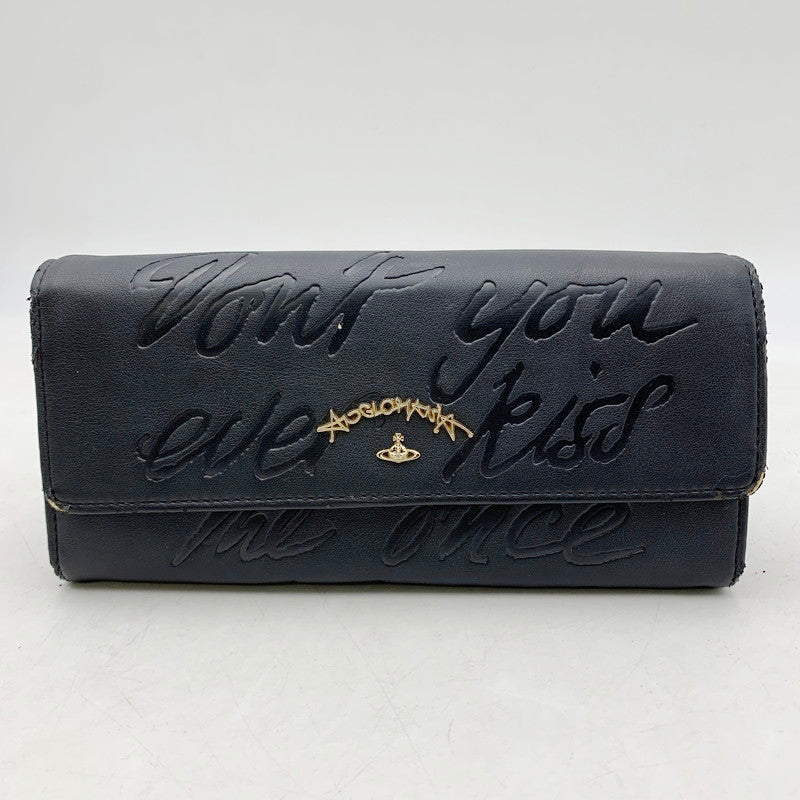 【中古品】【メンズ/レディース】 Vivienne Westwood ヴィヴィアンウエストウッド ANGLOMANIA アングロマニア 長財布 181-240505-mk-35-izu カラー：ブラック 万代Net店