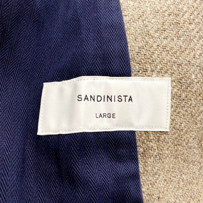 【中古品】【メンズ】 Sandinista サンディニスタ COAT ロングコート アウター 140-240709-ay-36-izu サイズ：L カラー：ブラウン 万代Net店