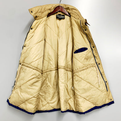 【中古品】【メンズ】  WEATHER WATCHER DOWN JACKET ダウンジャケット アウター 146-240612-ay-07-izu サイズ：L カラー：ベージュ×ブルー 万代Net店