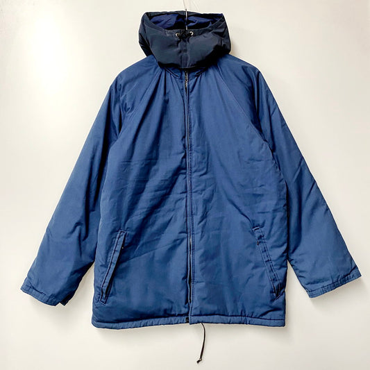 【中古品】【メンズ】 FROST LINE KIT フロストライン フード付きダウンジャケット アウター 古着 146-231202-mk-40-izu サイズ：L カラー：ネイビー 万代Net店