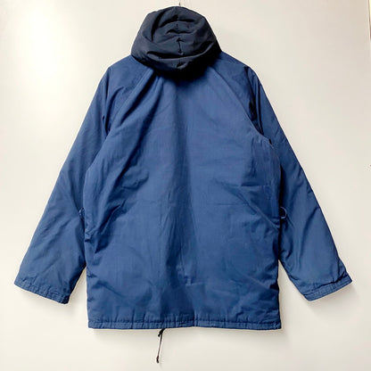 【中古品】【メンズ】 FROST LINE KIT フロストライン フード付きダウンジャケット アウター 古着 146-231202-mk-40-izu サイズ：L カラー：ネイビー 万代Net店