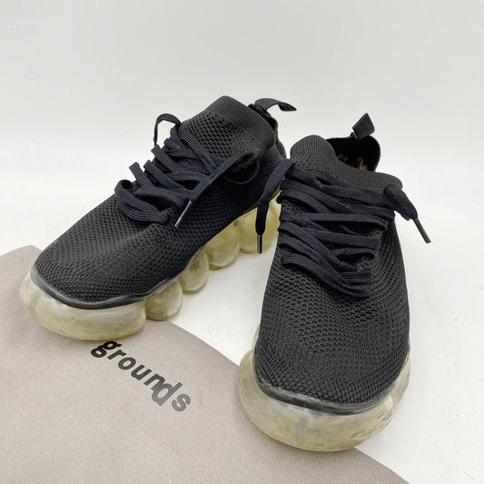 【中古品】【メンズ/レディース】 GROUNDS JEWELRY CLEAR グラウンズ ジュエリー クリア スニーカー シューズ 靴 162-240422-ay-11-izu サイズ：25.5cm カラー：ブラック 万代Net店