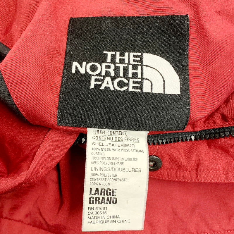 【現状渡し品】【メンズ】 THE NORTH FACE ザ・ノースフェイス Pullover Jacket プルオーバージャケット アウター 144-240412-ay-01-izu サイズ：L カラー：レッド 万代Net店