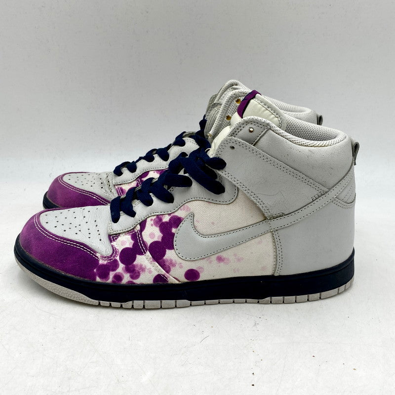 【中古品】【メンズ】 NIKE ナイキ DUNK HIGH ’PAINT BLOTTING PACK 318676-003 ウィメンズ ダンク ハイ スニーカー シューズ 靴 160-240425-mk-50-izu サイズ：29cm カラー：GREY RED PLUM 万代Net店