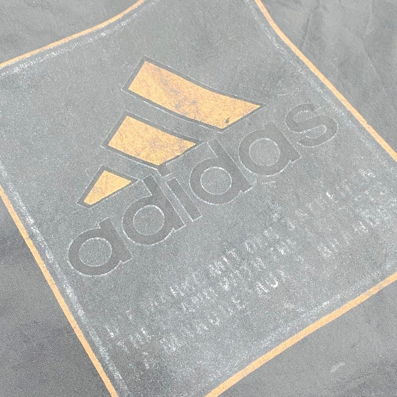 【中古品】【メンズ】 adidas アディダス NYLON OVER COAT ナイロンオーバーコート 万国旗タグ ジャケット アウター 146-240223-ay-15-izu サイズ：XXL カラー：ブラック 万代Net店
