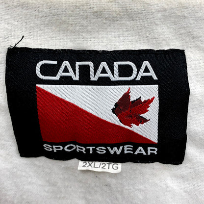 【中古品】【メンズ】  CANADA SPORTSWEAR カナダスポーツウェア ナイロンジャケット アウター 古着 146-240421-mk-30-izu サイズ：2XL カラー：ネイビー 万代Net店