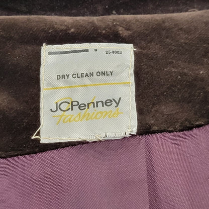 【中古品】【メンズ】  JC Penney ジェーシーペニー ベロアジャケット アウター 146-240726-ay-21-izu サイズ：下記参照 カラー：ブラウン系 万代Net店