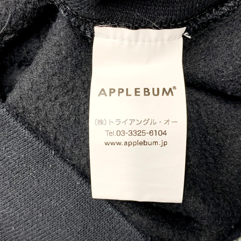 【中古品】【メンズ】 APPLEBUM アップルバム NBA パーカー フーディ 長袖 プリント トップス 142-240716-ay-43-izu サイズ：S カラー：ブラック 万代Net店