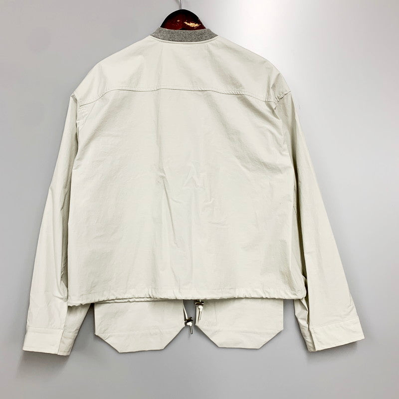 【中古品】【メンズ】  TOIRONIER 20SS PABLO SHORT BLOUSON トワロニエ パブロショートブルゾン ナイロンジャケット アウター 140-240519-mk-02-izu サイズ：F カラー：グレー 万代Net店