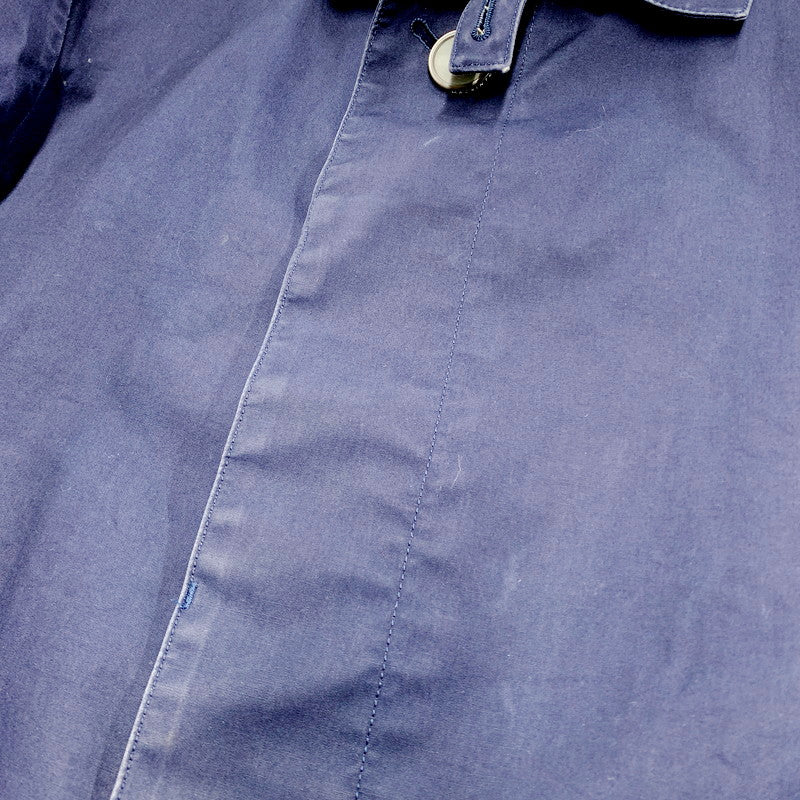【中古品】【メンズ】 LONG COAT ゴム引きコート ジャケット アウター 141-230805-ay-02-izu サイズ：38 カラー：ネイビー 万代Net店