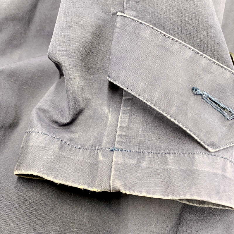 【中古品】【メンズ】 LONG COAT ゴム引きコート ジャケット アウター 141-230805-ay-02-izu サイズ：38 カラー：ネイビー 万代Net店