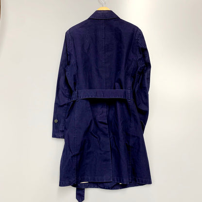 【中古品】【メンズ】 LONG COAT ゴム引きコート ジャケット アウター 141-230805-ay-02-izu サイズ：38 カラー：ネイビー 万代Net店