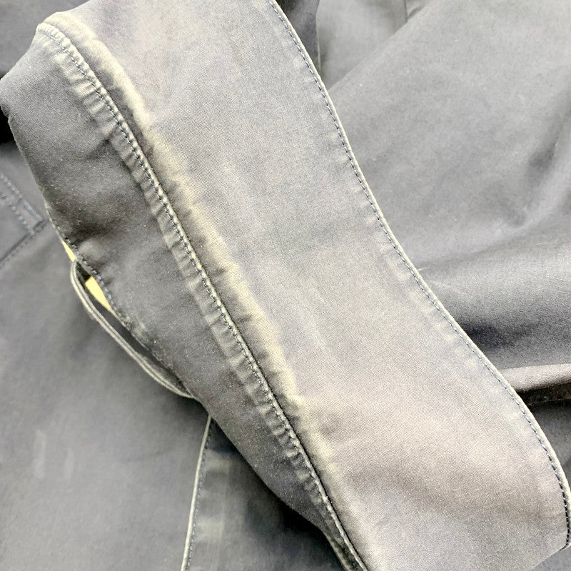【中古品】【メンズ】 LONG COAT ゴム引きコート ジャケット アウター 141-230805-ay-02-izu サイズ：38 カラー：ネイビー 万代Net店
