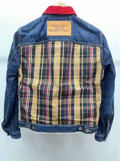 【中古品】【メンズ】 DSQUARED2 ディースクエアード 21SS DAN JEAN JACKET S74AM1185 S30214 デニムジャケット アウター 141-250212-IM-04-yok サイズ：42 カラー：ブルー 万代Net店