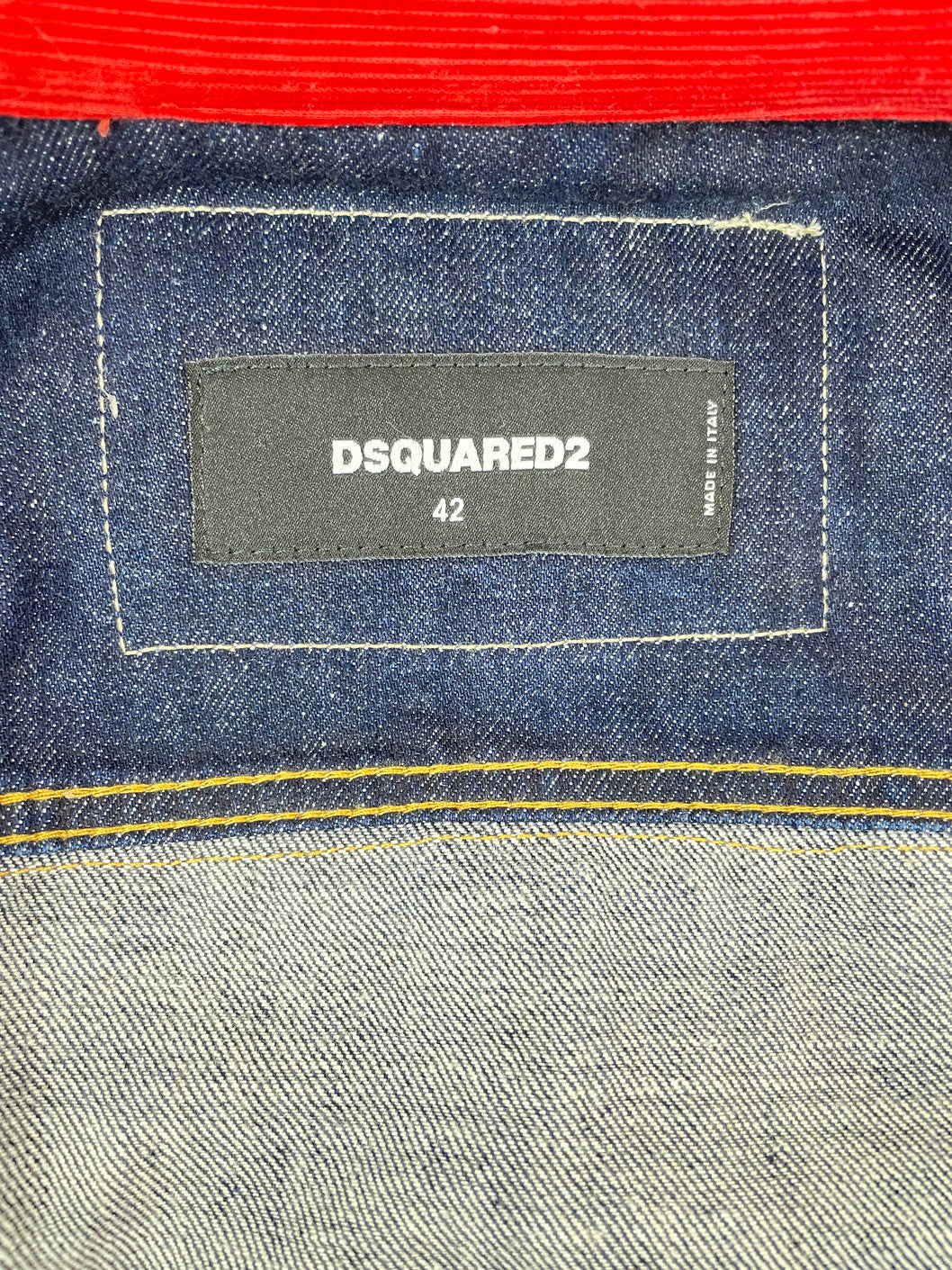 【中古品】【メンズ】 DSQUARED2 ディースクエアード 21SS DAN JEAN JACKET S74AM1185 S30214 デニムジャケット アウター 141-250212-IM-04-yok サイズ：42 カラー：ブルー 万代Net店