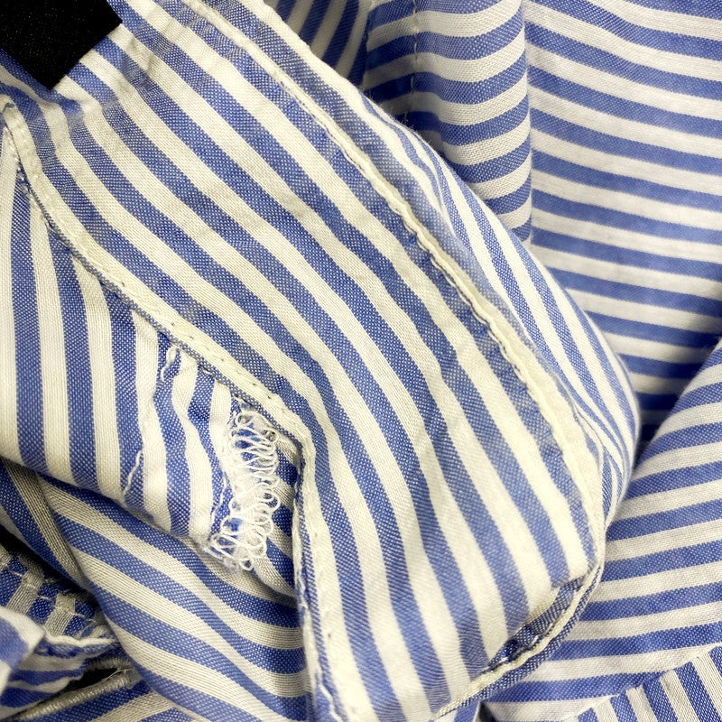 【中古品】【メンズ】 Johnbull ジョンブル L/S STRIPE SHIRT ロングスリーブ ストライプシャツ 長袖シャツ 140-240630-hi-03-izu カラー：ブルー 万代Net店